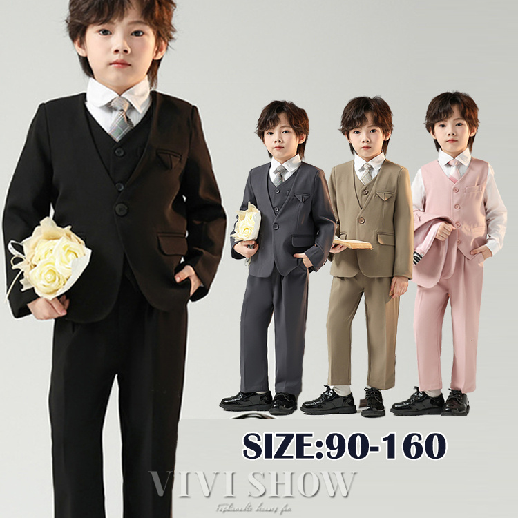 フォーマル スーツ 子供スーツ 男子 卒業式 豪華セット 子ども服