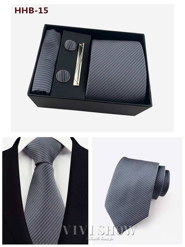 ネクタイセット ネクタイ ポケットチーフ カフスボタン タイピン