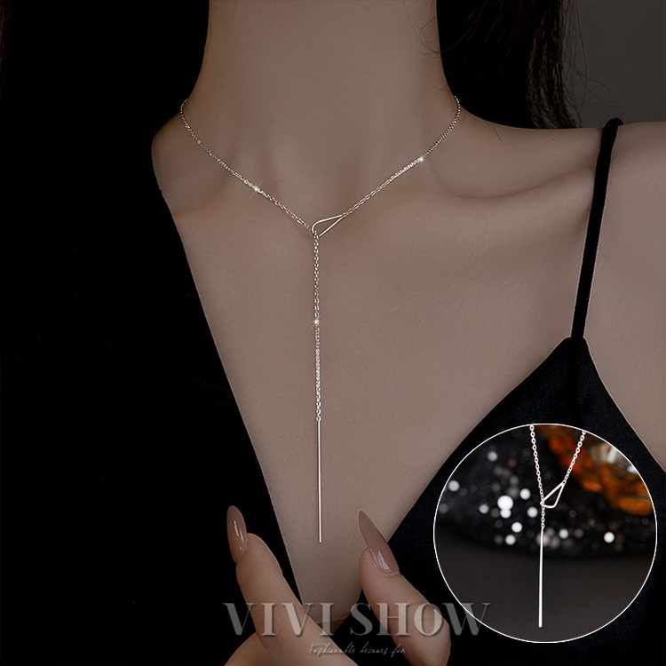 ラリエットネックレス ロングネックレス レディース Y字 リング サイズ