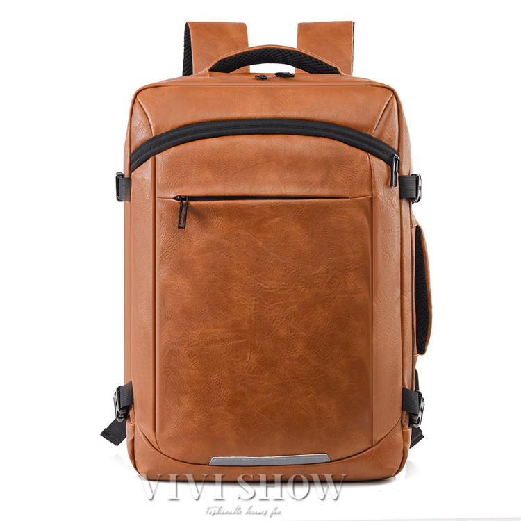 シンプル リユック PUレザー 大容量 ビジネスレジャー パック リュック