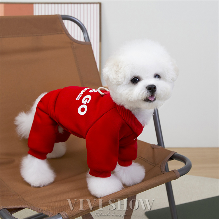 犬 服 ドッグウェア スウェット つなぎ ロンパース 冬 防寒 寒さ対策