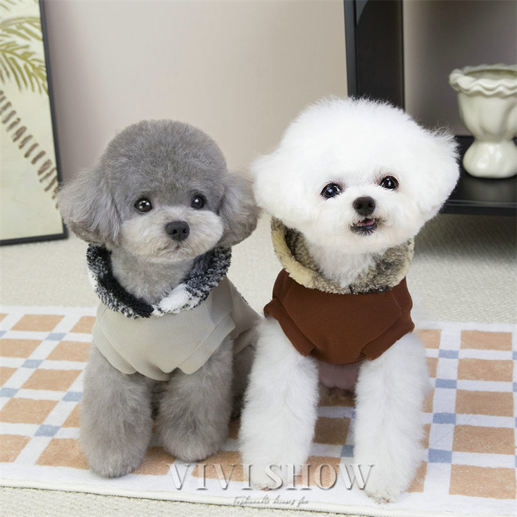 かわいい 冬服 ウィンター 犬服 ロゴ 人気 フーディー 小型犬 ペット