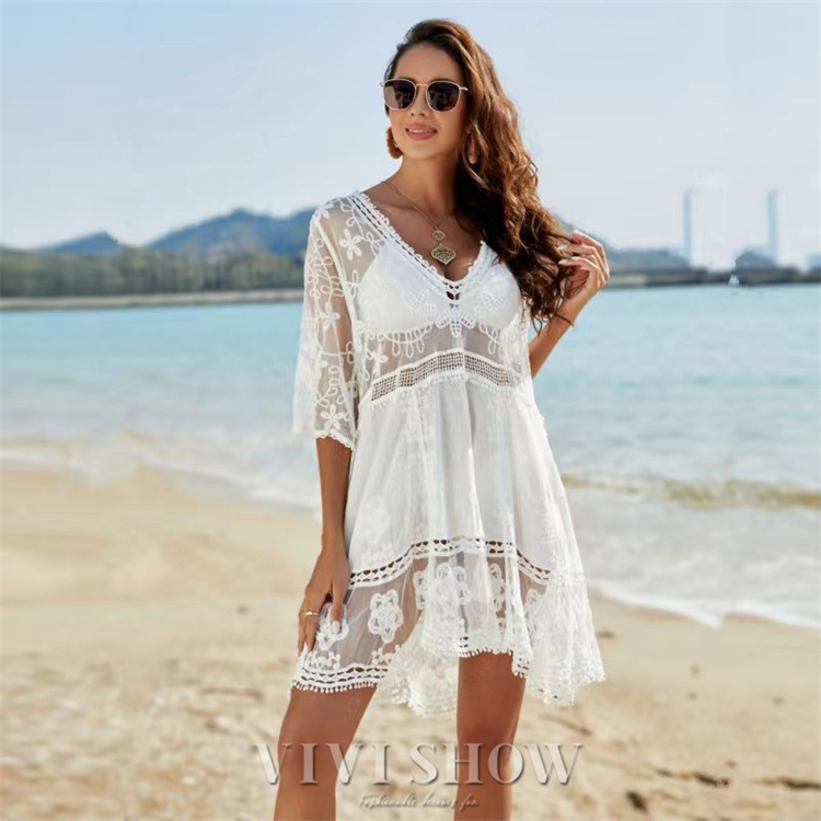 TO BE CHIC 大きい V チュニック ワンピース 44 42 3L LL 13 15