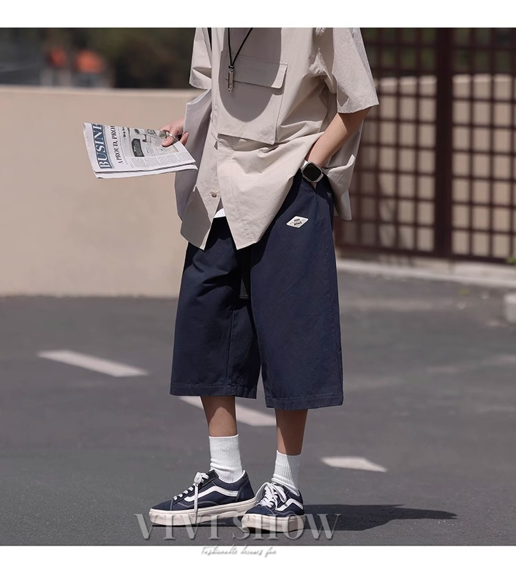 ハーフパンツ メンズ 膝丈 カーゴパンツ 夏用 大きめ ゆったり 大きい