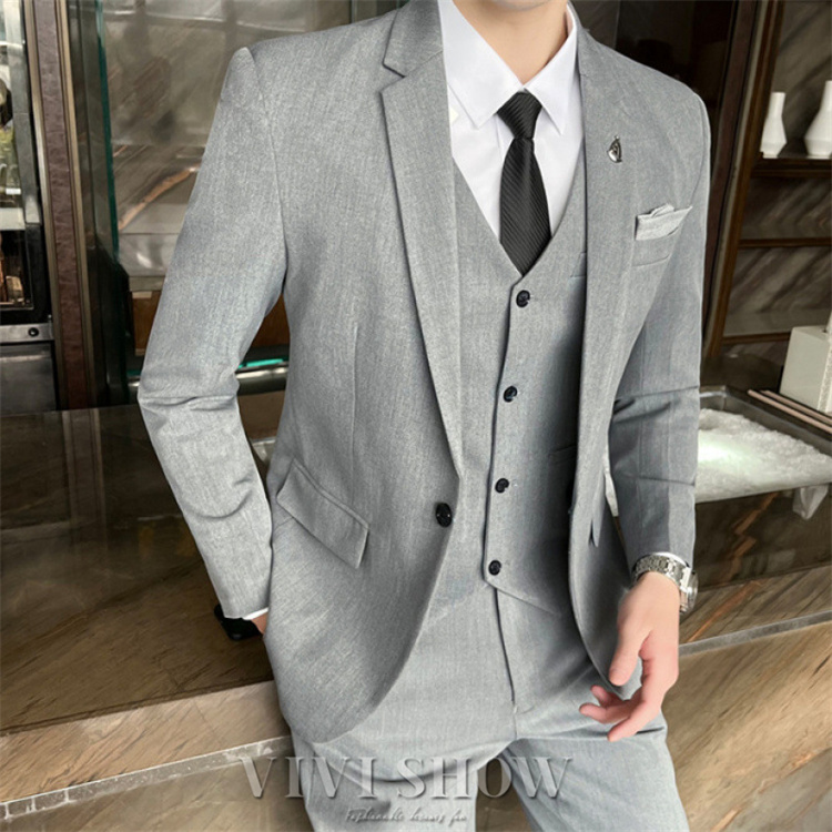 3ピーススーツ セットアップ メンズスーツ タキシードスーツ 二次会