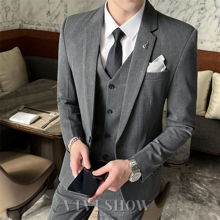 3ピーススーツ セットアップ メンズスーツ タキシードスーツ 二次会