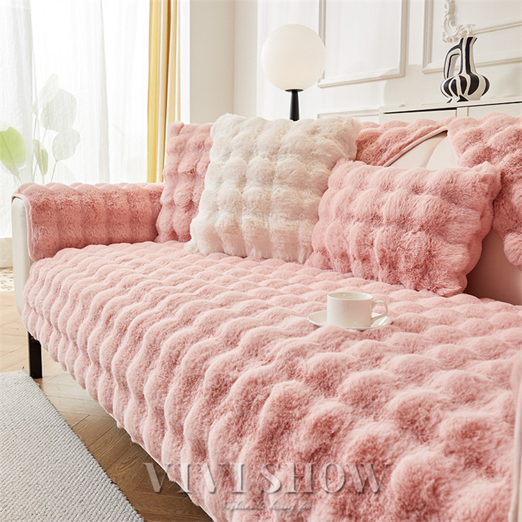 ソファーカバー かけるだけ ふわふわ 暖かい マルチカバー もこもこ