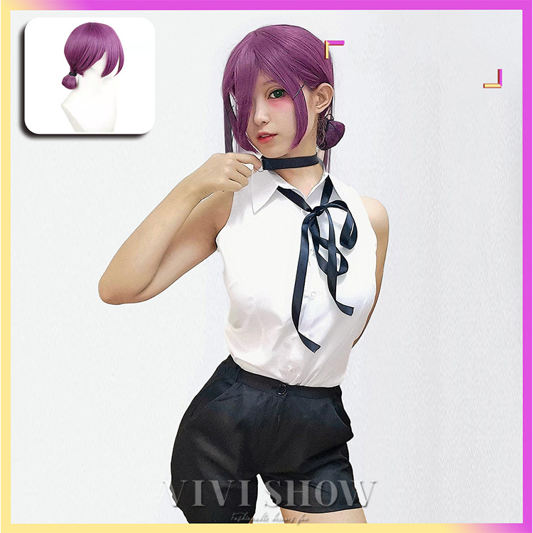 チェンソーマン Chainsaw Man 風 レゼ コスプレ衣装 ウィッグcosplay