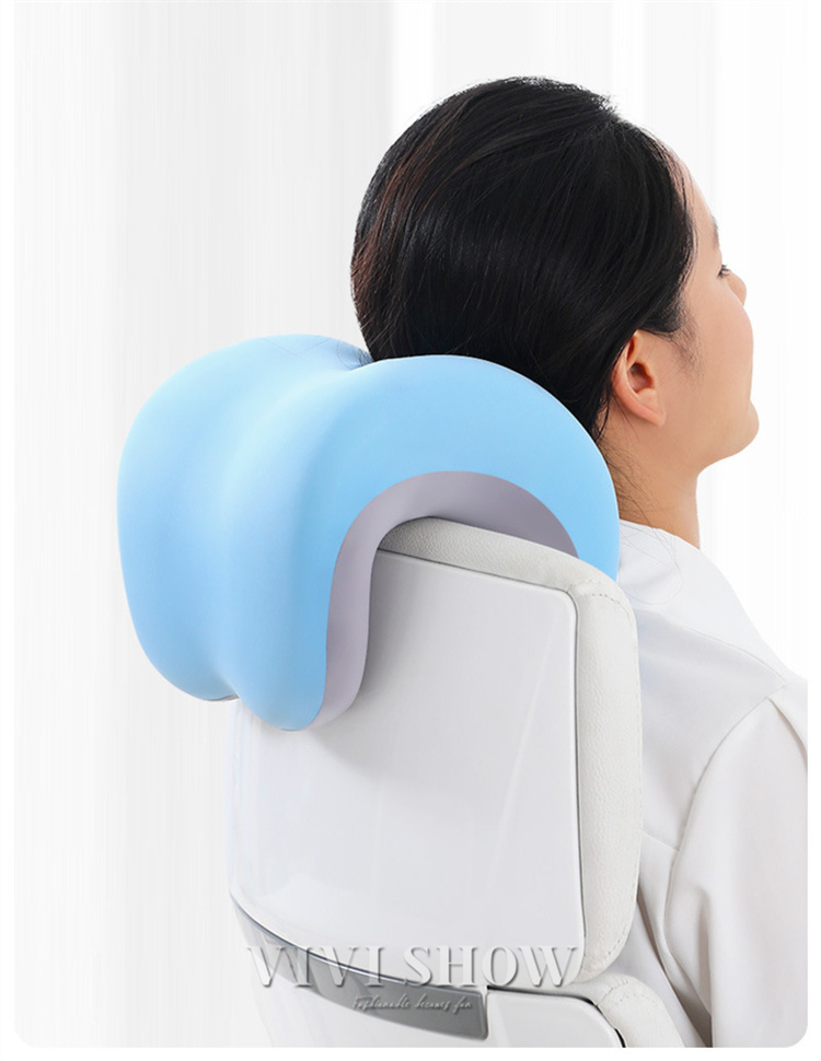 ヘッドレスト枕 首用 オフィスチェア メモリーネックサポート 多機能