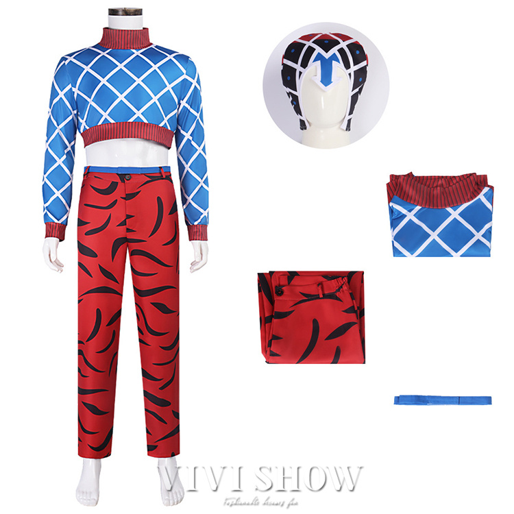 ジョジョの奇妙な冒険　グイード・ミスタ　コスプレ衣装 JOJO ジョジョの奇妙な冒険 黄金の風 グイード ミスタ コスプレ衣装