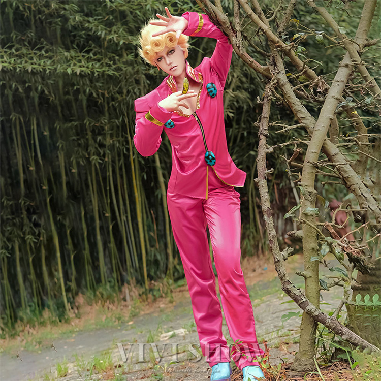 ジョジョの奇妙な冒険 ジョルノ・ジョバァーナ コスプレ ウィッグ