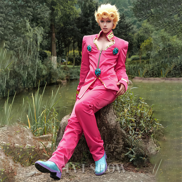 ジョジョの奇妙な冒険 ジョルノ・ジョバァーナ コスプレ ウィッグ
