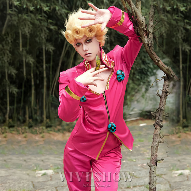 ジョジョの奇妙な冒険 ジョルノ・ジョバァーナ コスプレ ウィッグ