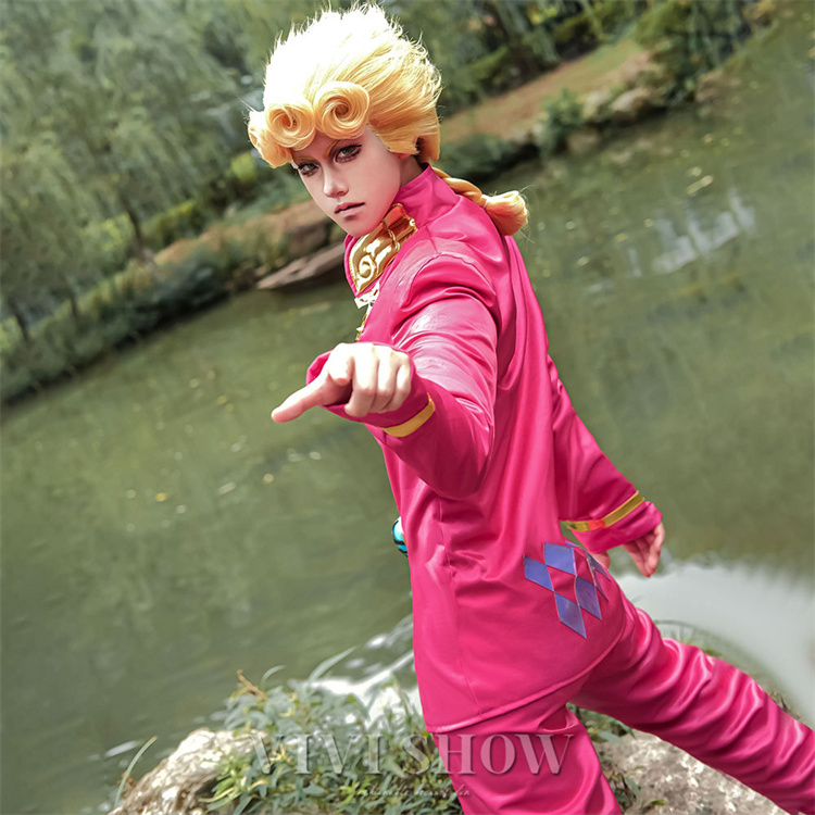 ジョジョの奇妙な冒険 ジョルノ・ジョバァーナ コスプレ ウィッグ