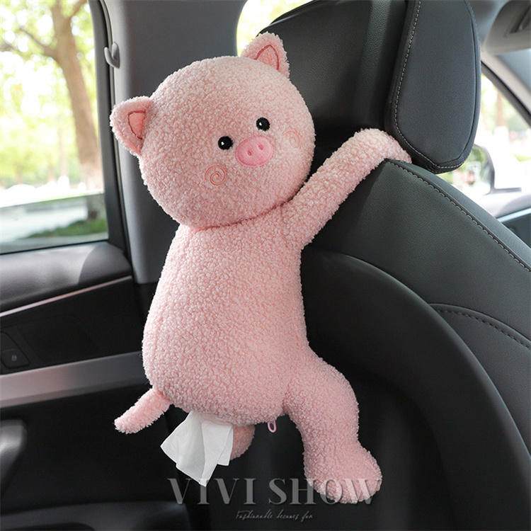 おもしろい アニマル ティッシュケース 車 ティッシュカバー かわいい
