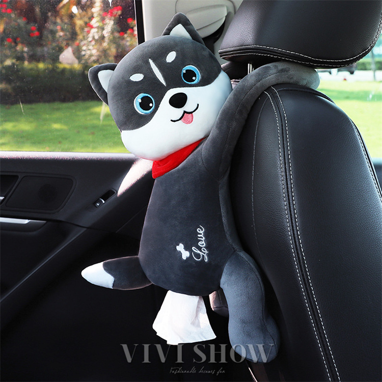 おもしろい アニマル ティッシュケース 車 ティッシュカバー かわいい