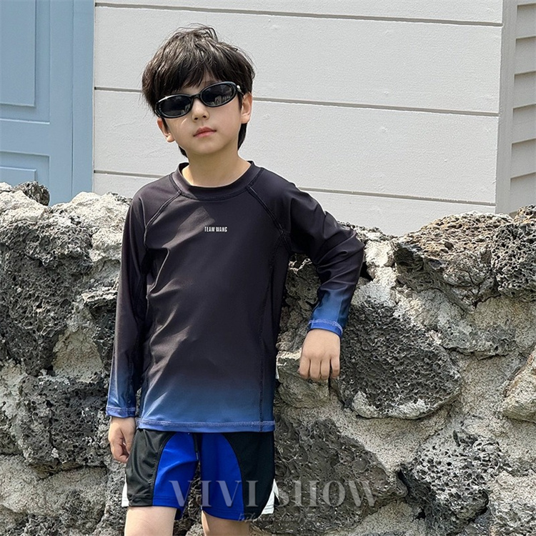 ラッシュガード キッズ 男の子 長袖 上下セット子供 水着 UVカット