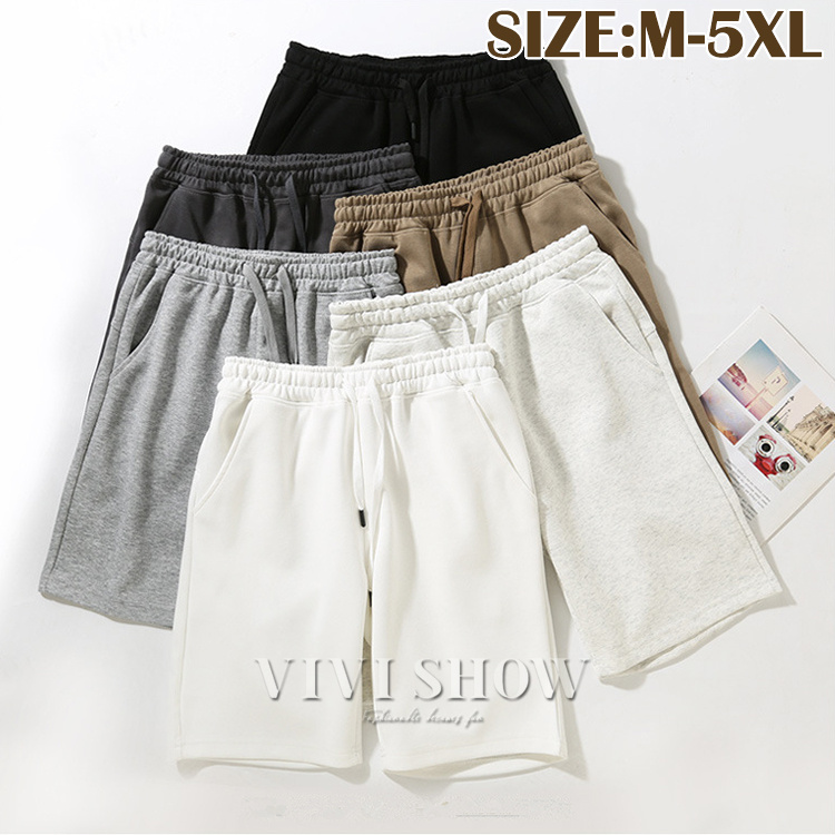 メンズ 半パン ハーフパンツ スウェットパンツ ショートパンツ 5分丈