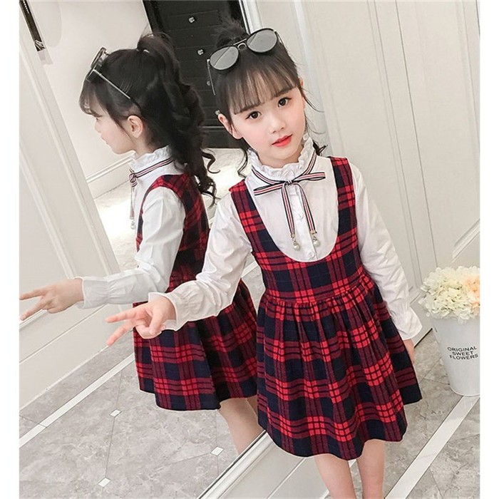 小児3点セット　長袖ワンピース　長袖ブラウス　長袖ブラウス&長パンツセットアップ 子供服 セットアップ キッズ 女の子 長袖 春秋 2点セット 上下セット