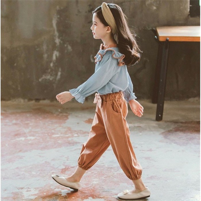 子供服 セットアップ 女の子 長袖 春秋 秋着 上下セット 韓国子供服  