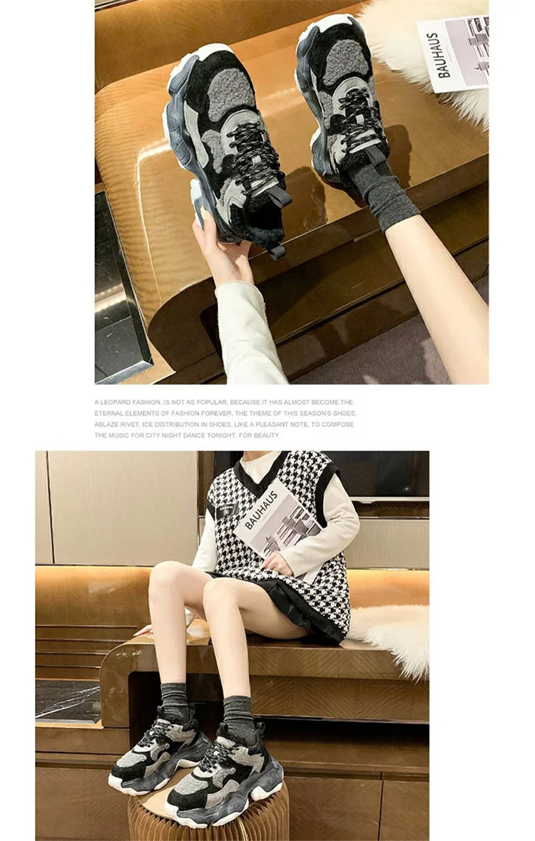 ボアダッドスニーカー レディース 秋冬 ボアスニーカー ダッド ボアダッドスニーカー レディース 秋冬 ボアスニーカー ダッド
