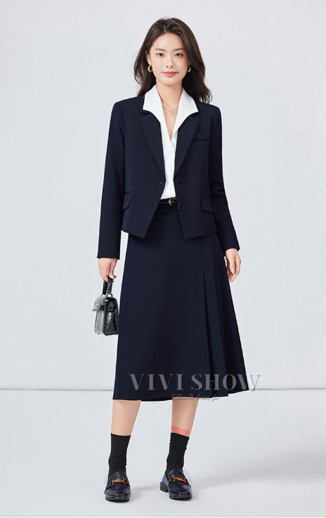 スカートスーツ レディーススーツ フレアスカートスーツ 面接 オフィス