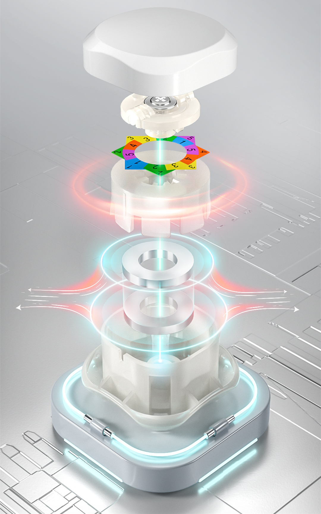競技用XMD Tornado V3 Flagshipルービックキューブ磁石 : VIVISHOW