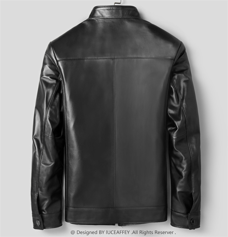 SALE 本革 ジャケット スタジャン スタジアム ジャンパー 高級品 防寒