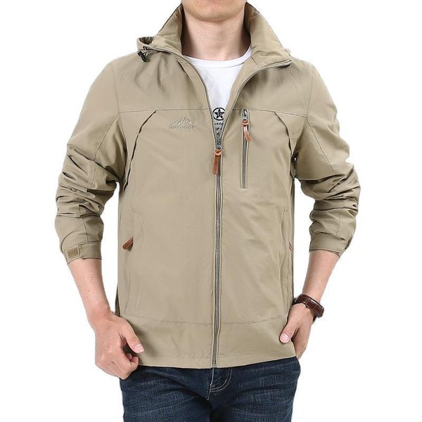 マウンテンパーカー 登山用 アウトドア ジャケットフード付き レッキングウェア ウィンドシェルジャケット 登山服 アウター 防風 防寒 メンズ ギフト 男女兼用｜vivishow777｜03