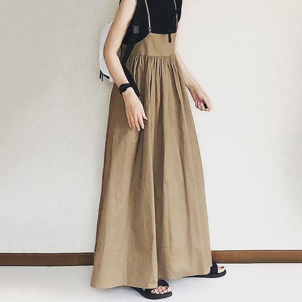 ワンピース レディース ロングワンピース サロペット