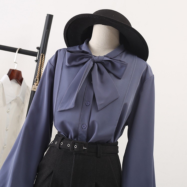 ブラウス レディース 春秋 おしゃれ 大きいサイズ シフォン 長袖シャツ