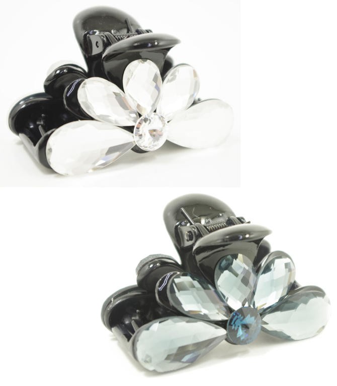 専用　SWAROVSKIバンスクリップ白 viviva2_y4379