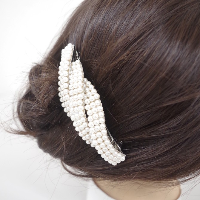 ２個セット】スリム バレッタ 大きめ ロング シンプル 髪留め ヘアアクセサリー :97100:ViViVa Beauty and Accessory  - 通販 - Yahoo!ショッピング