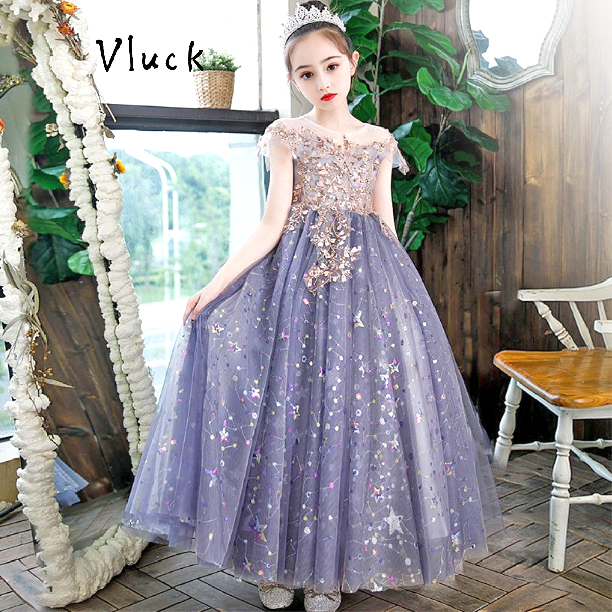 RerCu 子供ドレス 発表会ドレス キッズドレス ワンピース ジュニア