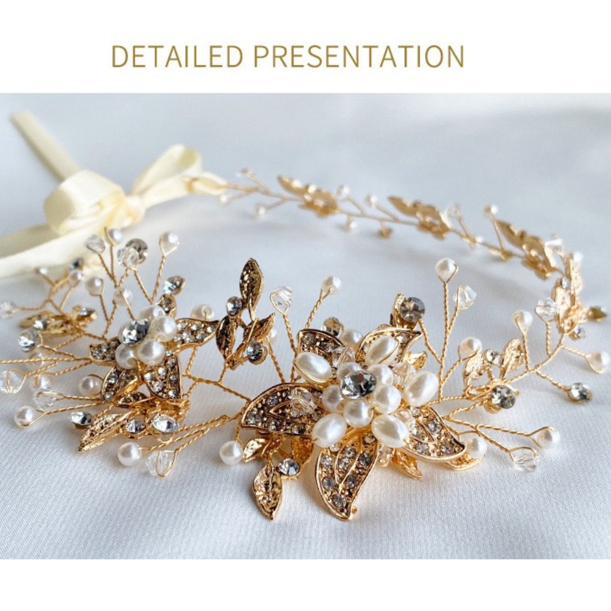 子供髪飾り 発表会 ヘアアクセサリ 子供ドレス 真珠  髪飾り キッズ パール カチューシャ 花 発表会 結婚式 七五三 ピアノ フラワーガール ポイント利用 | RerCu | 06