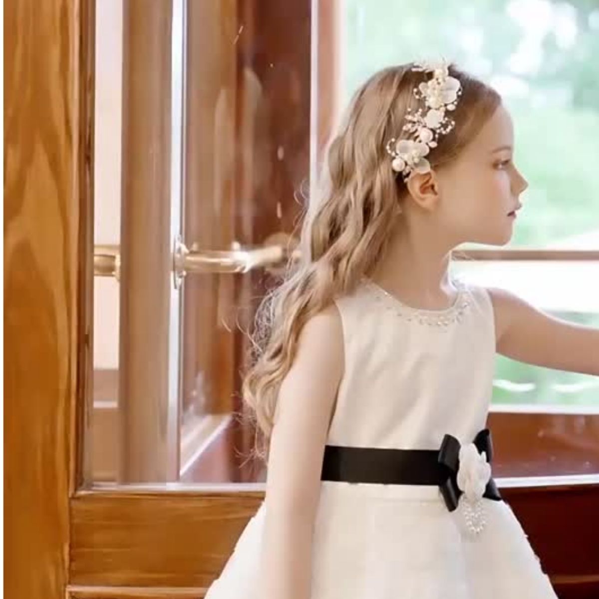 子供 ドレス ノースリーブドレス ふんわりスカート ピンク ピアノ 発表