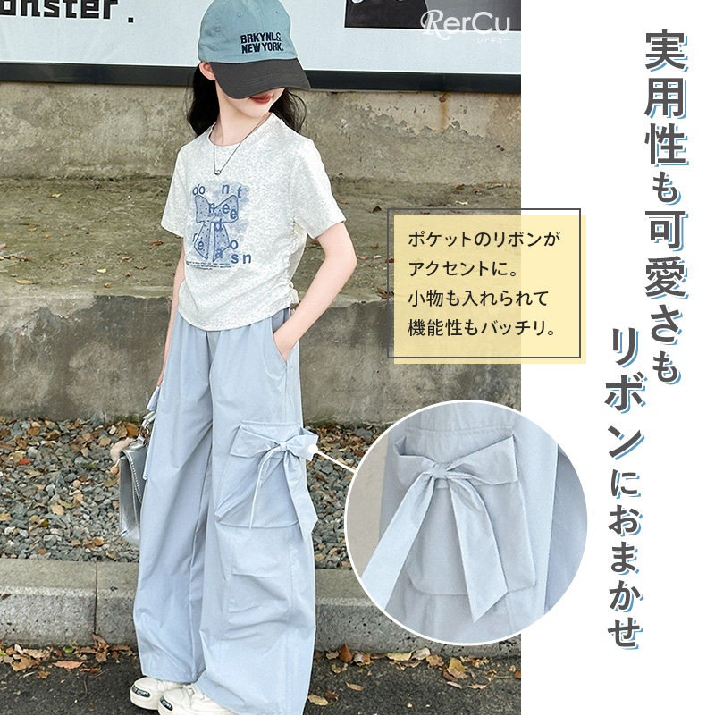 春夏　子供服　女の子　100　54点 まとめ売り RerCu ガールズ セットアップ 女の子 Tシャツ 半袖 パンツ トップス