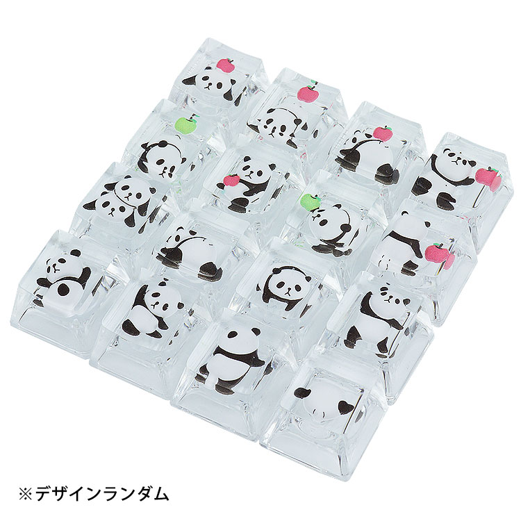パンダ キーキャップ 16個セット キーボード用 キートップ 可愛い