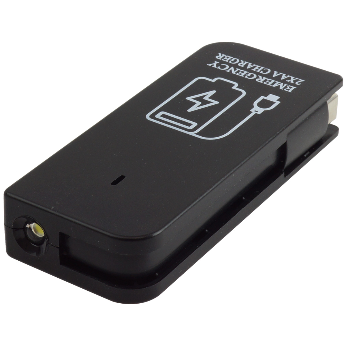 電池式 モバイルバッテリー LEDライト 単3形電池 2本 Type-C USBポート