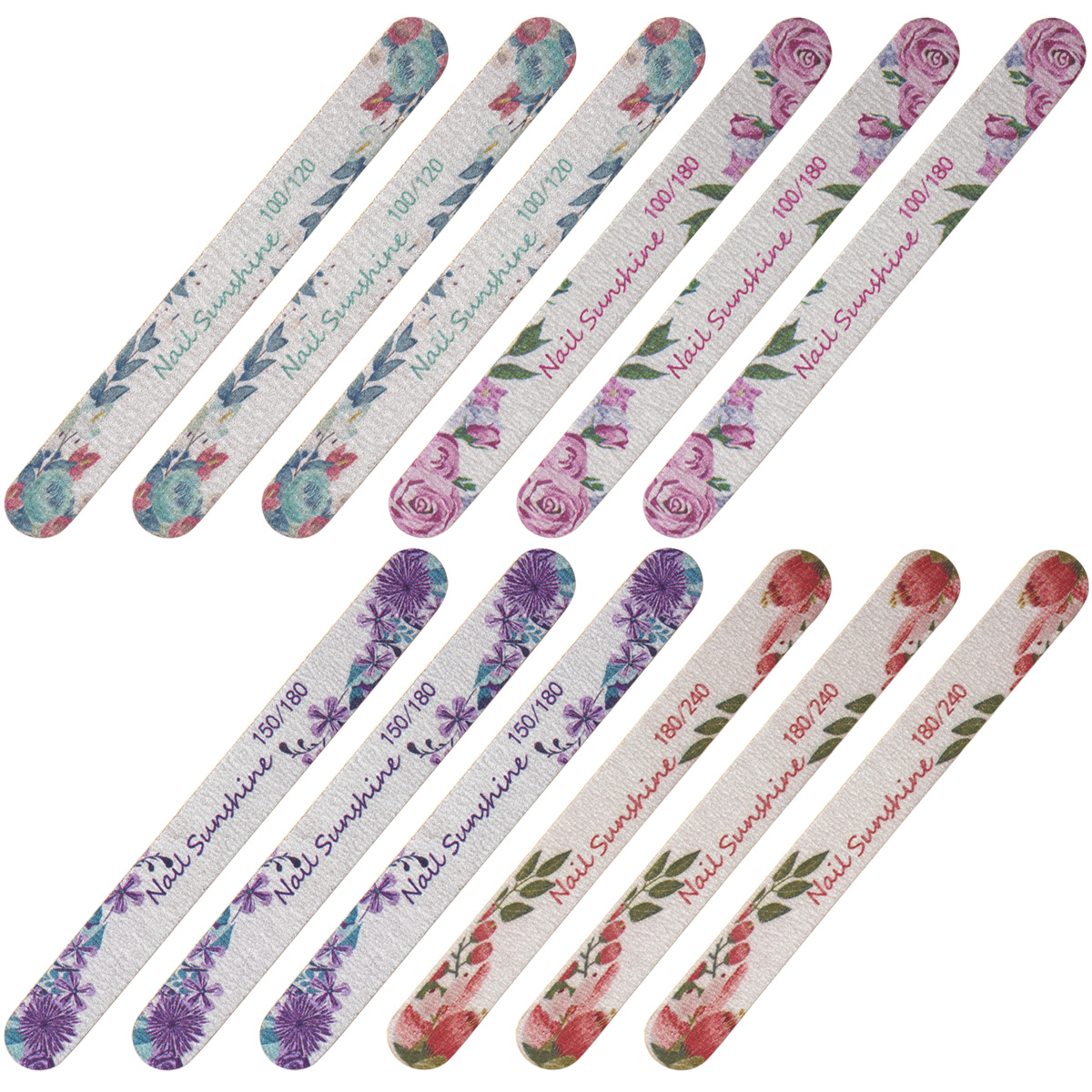 ネイルファイル 大量セット 180G・240G フルーリア 新品 まとめ売り 100G/120G/150G/180G/240G] ネイル ファイル 爪やすり バッファー 両面