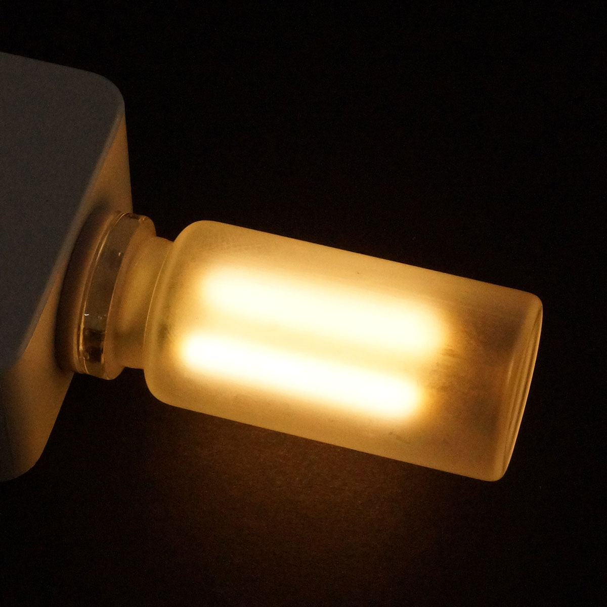 USB LED ライト レトロ風 ガラス ボトル タッチスイッチ Type-A 調光