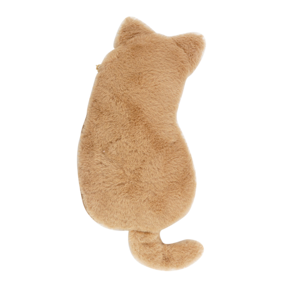 猫 ペンケース 筆箱 ふわふわ ファスナー ポーチ 収納 コスメ キャット