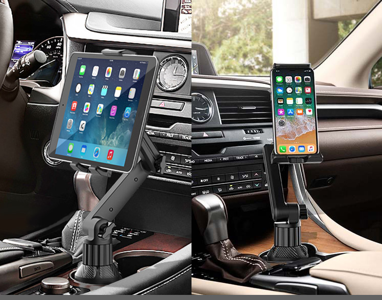 【スマホスタンド】車載ホルダー タブレットマウント テーブルホルダー スマホホルダー 金属製 車載 車 両面テープ 車載用 車載ホルダー