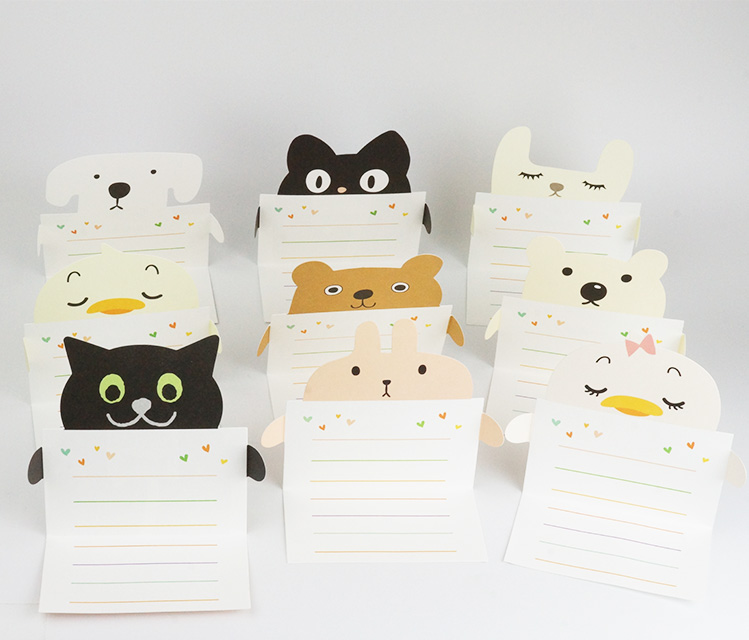 メッセージ カード アニマル どうぶつ グリーティングカード