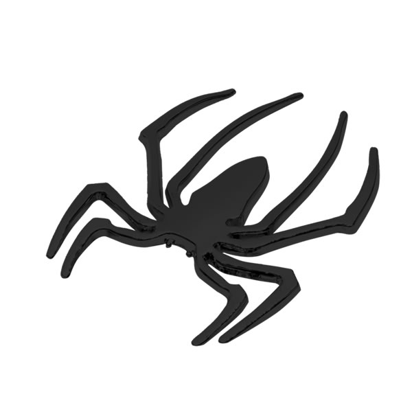 2個セット カーステッカー 蜘蛛 クモ スパイダー 3D ドレス