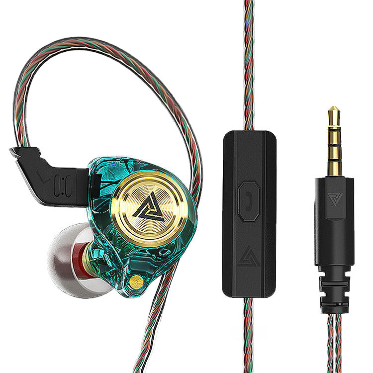 イヤホン 有線 耳掛け カナル型 4極 3.5mm リモコン付き マイク内蔵