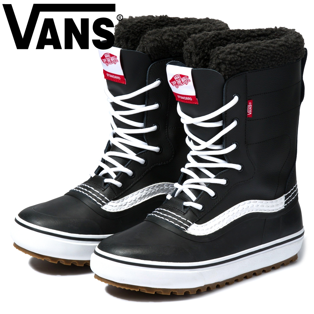 スノーブーツ VANS バンズ STANDARD SNOW MTE BLACK WHITE