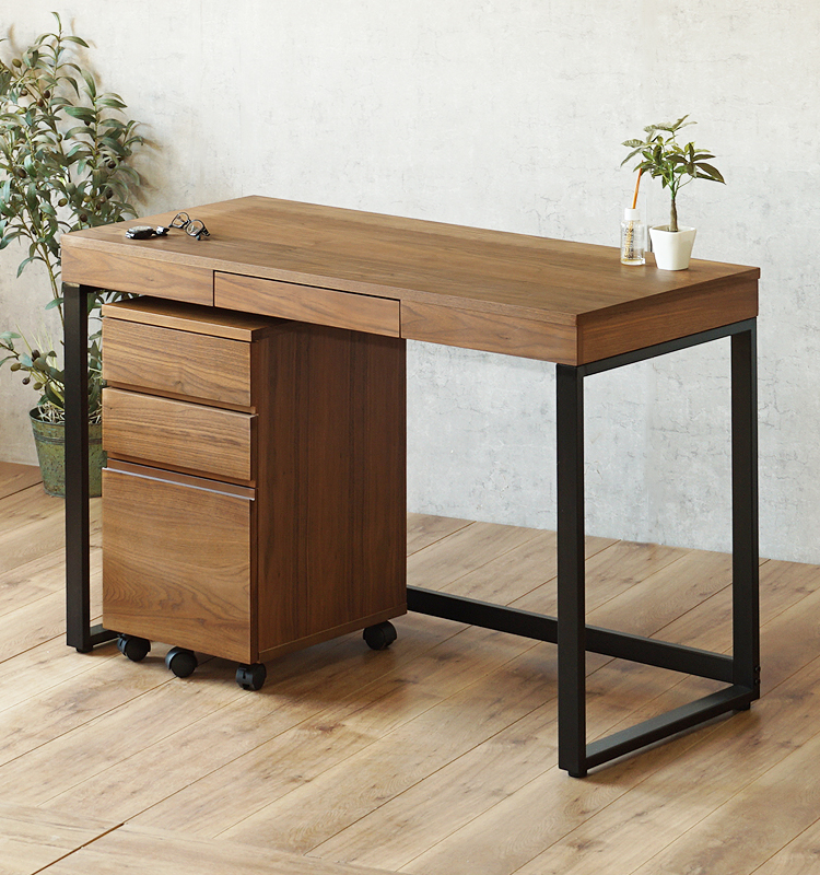 デスクワゴン サイドチェスト キャスター付き 3段 引き出し 幅40cm