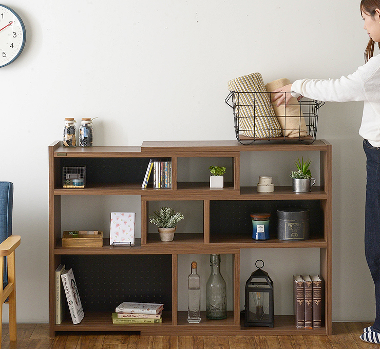 伸縮ラック 本棚 オープンラック L字 コーナーラック 幅90cm 120cm