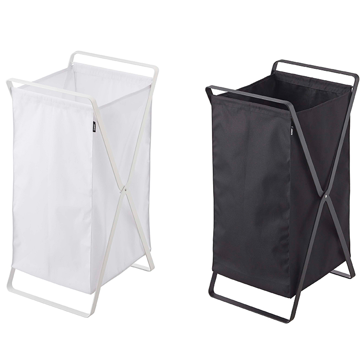 tower ランドリーバスケット タワー 山崎実業 折りたたみ 収納 スリム